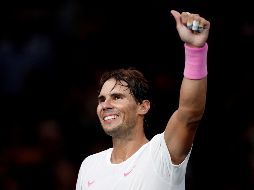 Rafael Nadal firmó su pase a la siguiente ronda, en donde enfrentará al francés Jo-Wilfried Tsonga.EFE / Y. Valat