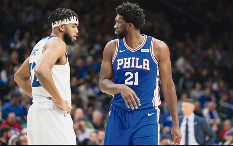 Se involucraron en una riña juego entre los 76ers de Filadelfia y los Timberwolves de Minnesota. AFP