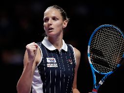 La checa toma el segundo puesto del grupo violeta, por detrás de la ucraniana Elina Svitolina, y se mete en semifinales por tercer año consecutivo. AP / A. Wong