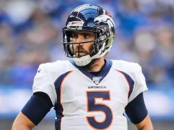 Aunque se especuló que Flacco estaría fuera de actividad por seis semanas y regresaría para los últimos dos juegos de la campaña, Broncos optó por colocarlo en lista de lesionados. INSTAGRAM / @broncos