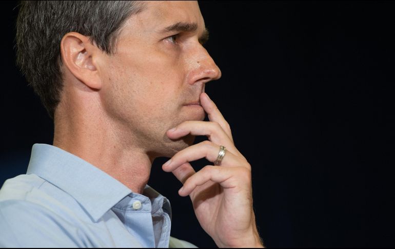 O'Rourke había reenfocado su campaña en torno a la violencia armada tras el tiroteo masivo a principios de agosto en El Paso, su ciudad natal. AFP/ARCHIVO