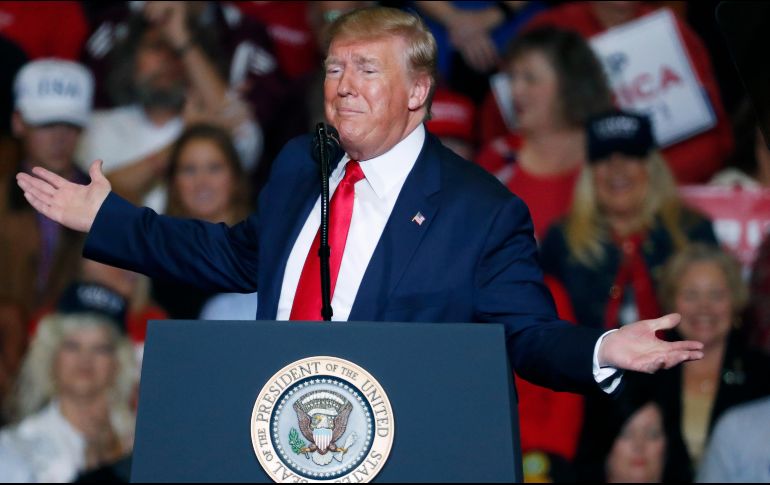 El juicio político sería celebrado en el Senado, de predominio republicano, por lo que es complicado que finalmente Trump sea destituido. AP/R. Solís