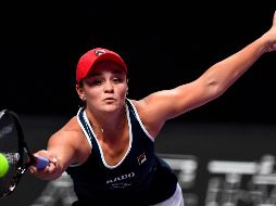 En su primer Masters a los 23 años, la australiana Barty luchará en la final contra la vigente campeona de la cita china. AFP / N. Celis