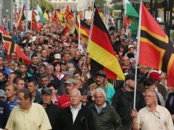 En Dresde nació el movimiento antiislamista Pegida. GETTY IMAGES