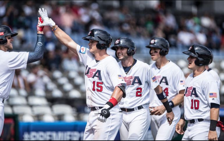 Los comandados por el manager Scott Brosius dieron muestra de su pegada al conectar cuatro vuelacercas con los que consiguieron su primer triunfo. TWITTER / @Premier12