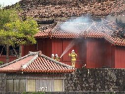 La madrugada de este jueves se desató un fuerte incendio en el emblemático Castillo Shuri en Japón, declarado patrimonio de la humanidad por la Unesco en el 2000. EFE / ARCHIVO