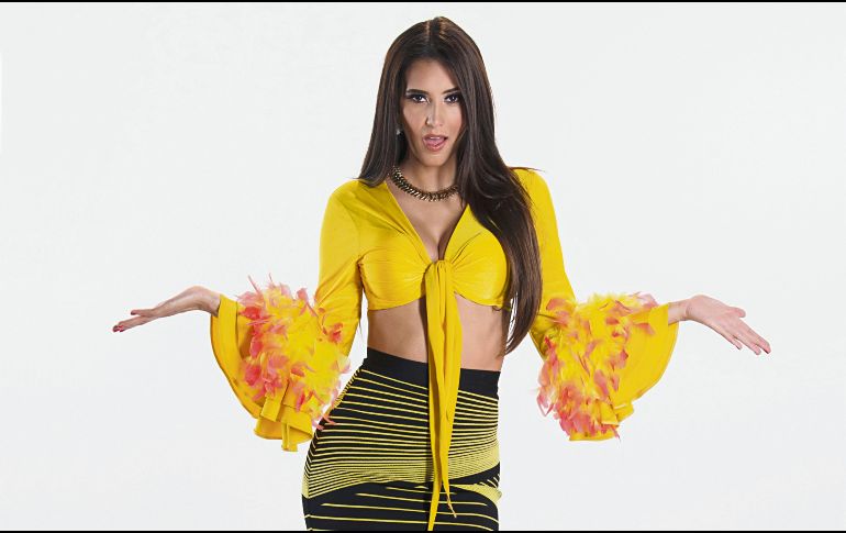 La actriz en la piel de “Britny”, una mujer llena de libertad. CORTESÍA