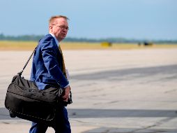 Mick Mulvaney fue llamado a presentarse este viernes a las nueve de la mañana. AFP/J. Watson