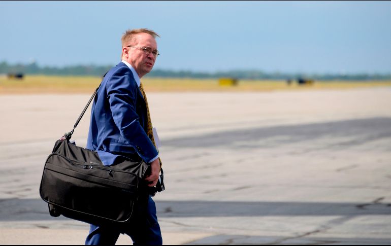 Mick Mulvaney fue llamado a presentarse este viernes a las nueve de la mañana. AFP/J. Watson