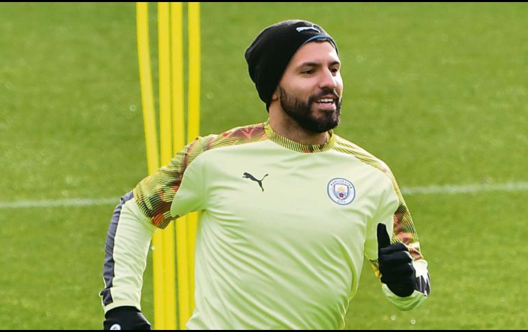 Sergio Agüero. El argentino buscará hacerle daño al Atalanta. AFP