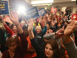 Las elecciones del martes son vistas como una prueba de cara a las presidenciales de 2020. Demócratas celebran el triunfo del partido en Richmond, Virginia. AP/ARCHIVO