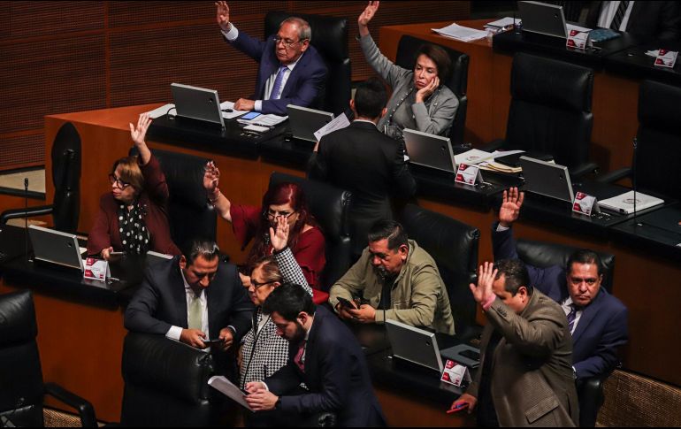 Se tiene previsto que este jueves se discuta en el pleno del Senado el dictamen sobre la creación del Insabi. NTX/Q. Blanco