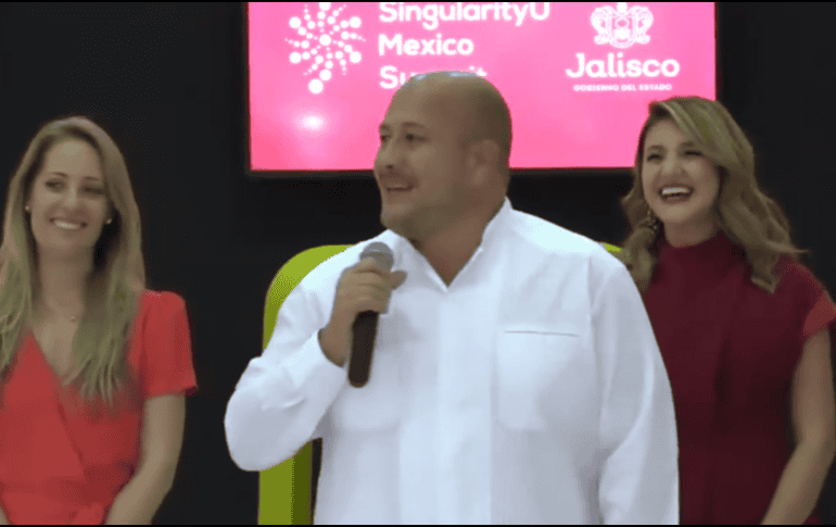 Durante la inauguración del SingularityU Mexico Summit, Alfaro Ramírez, destacó que mientras que el país creció 0.3%, Jalisco creció ocho veces más rápido. TWITTER / @EnriqueAlfaroR