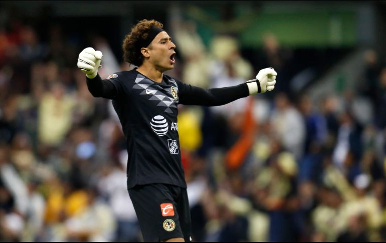 Guillermo Ochoa confía en el funcionamiento que han tenido las Águilas. Imago7 / ARCHIVO