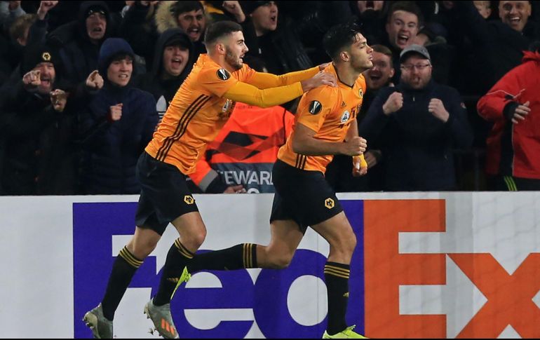 Jiménez brilló nuevamente con los Wolves en Europa League. AFP / L. Parnaby