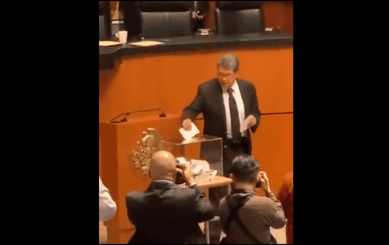 Emilio Álvarez Icaza denunció que durante la elección se robaron dos votos. TWITTER / @EmilioAlvarezI