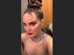 Belinda no se quedó con las ganas de cantar y ser escuchada, así que volvió a interpretar 