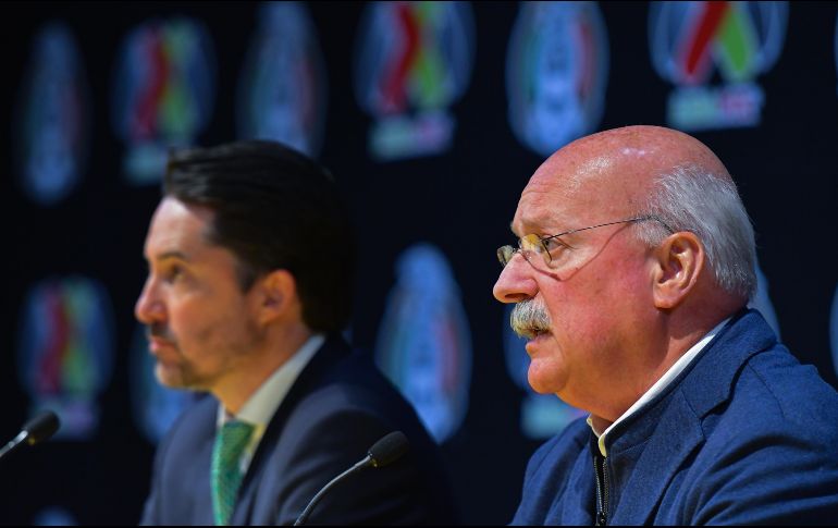 Los jerarcas de la FMF y Liga MX, Yon de Luisa y Enrique Bonilla, hablaron de los problemas e incuplimientos del equipo veracruzano. IMAGO7/A. Hernández