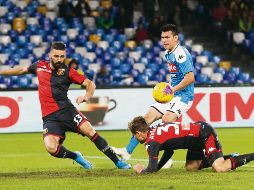 Hirving Lozano estuvo incisivo en el ataque, pero sigue sin marcar. EFE