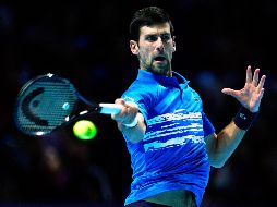 Djokovic tiene la oportunidad de rebasar a Nadal y colocarse en la cima del ranking mundial con una buena actuación en Londres. EFE  / W. Oliver