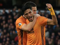 Jiménez llega a cinco anotaciones en la temporada de la Premier League. AFP / L. Parnaby