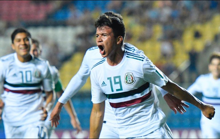 Un testarazo de Ali Ávila dio el triunfo al equió Tricolor. TWITTER / @miseleccionmx