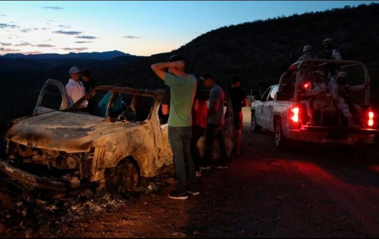 El presidente Trump ofreció la asistencia militar después de la matanza de nueve miembros de una comunidad religiosa en la localidad de Bavispe, estado de Sonora, México. El gobierno mexicano invitó al FBI a colaborarles con la investigación. GETTY IMAGES