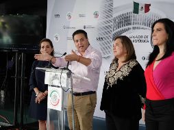 Xóchitl Gálvez insistió en que se debe repetir el procedimiento para elegir al nuevo titular de la Comisión Nacional de Derechos Humanos. SUN / I. Stephens