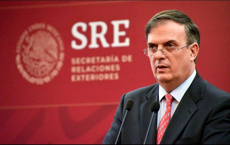 Ayer lunes el Secretario de Relaciones Exteriores, Marcelo Ebrard, anunció que Evo Morales aceptó el refugio que México ofreció. AFP