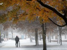 Meteorólogos señalan que ''este es un fenómeno climático más bien típico de enero, no de noviembre''.  AFP / S. Olson