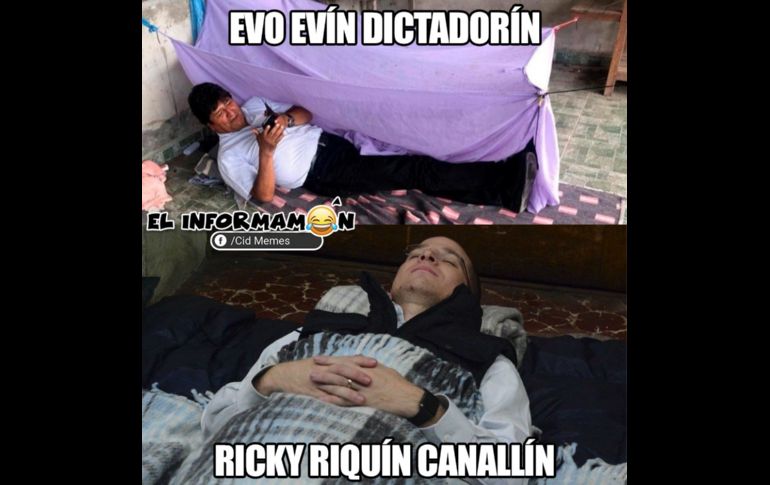 Evo Morales llega a México cargado de memes