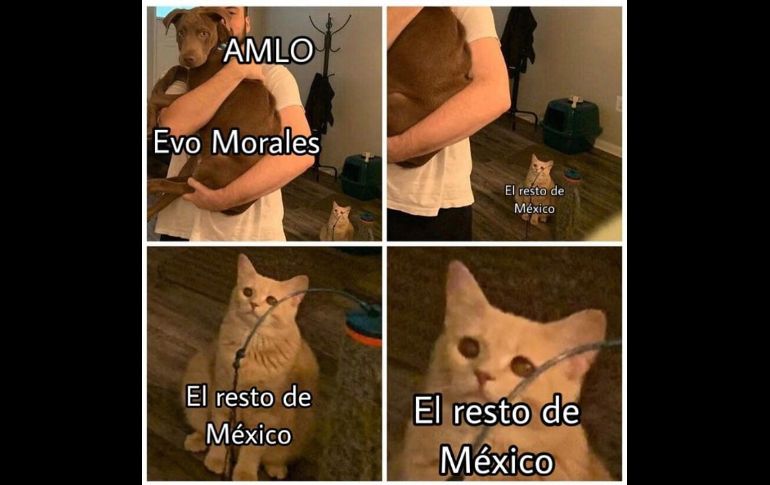 Evo Morales llega a México cargado de memes