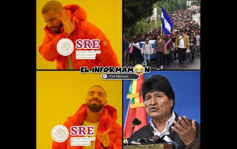 Evo Morales llega a México cargado de memes