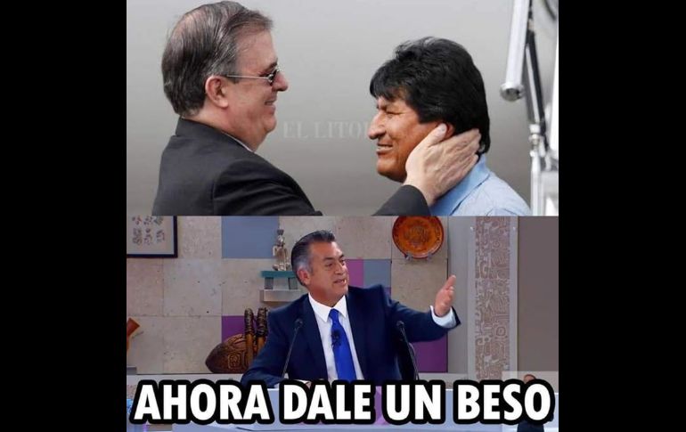 Evo Morales llega a México cargado de memes