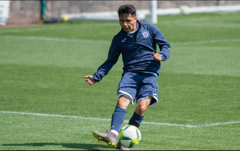 Con Cruz Azul, Domínguez acumula 13 partidos en la Liga MX. Imago7 / ARCHIVO