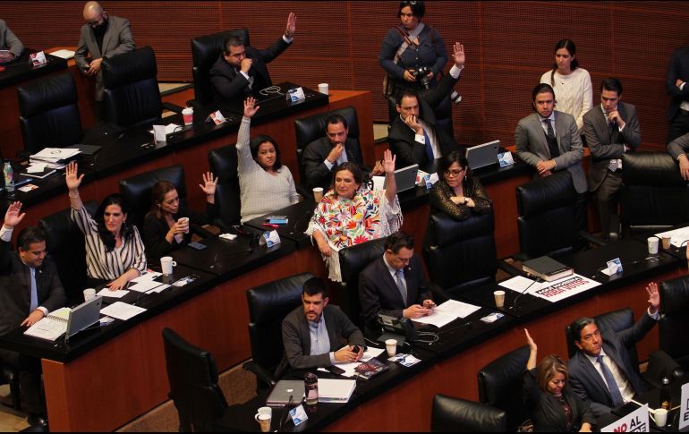 Las bancadas opositoras denunciaron que hubo fraude en la elección de Rosario Piedra. NTX/G. Granados