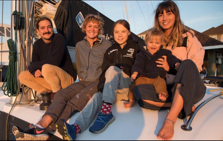 La joven de 16 años se niega a realizar el viaje vía aérea debido a las emisiones de carbono que emiten los aviones. TWITTER / @GretaThunberg