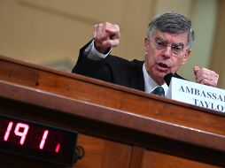 Taylor es el primer testigo en comparecer en las audiencias públicas de la investigación de la Cámara Baja. AFP/A. Caballero-Reynolds