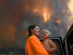 Los incendios podrían afectar a seis millones de personas que viven en áreas pobladas como Sídney, Wollongong y Newcastle. EFE/D. Peled