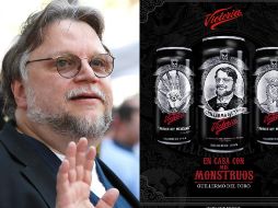 Las latas de cerveza anunciadas por Victoria lucen en color negro y cuenta con tres diseños donde muestra diseños similares a la exposición “En Casa Con Mis Monstruos”. ESPECIAL