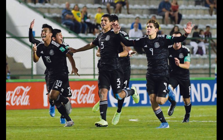 El Tricolor festejó el pase a una nueva Final de Copa del Mundo Sub-17 tras dejar en el camino a Holanda. IMAGO7