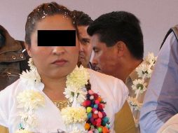 La ex edil fue detenida en las inmediaciones del penal de Zongolica, a donde acudió a una visita conyugal con su esposo, señalado como probable autor intelectual del asesinato de Vallejo Orea. FACEBOOK / Instituto Veracruzano de Asuntos Indígenas