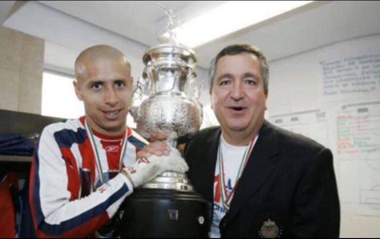 Adolfo Bautista se despidió de Jorge Vergara en redes sociales. TWITTER / @BOFO_7_