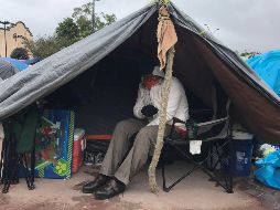 Centroamericanos en el punto fronterizo del municipio de Matamoros. EFE/Archivo