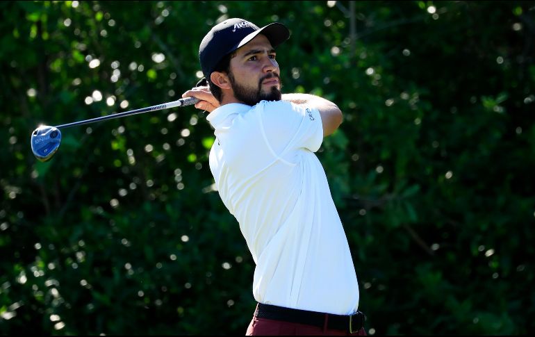 Álvaro se encuentra empatado en el séptimo puesto con un total de nueve golpes bajo par. AFP/C. Haekins