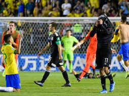 México no pudo mantener la ventaja ante Brasil. Imago7 / S. Laureano