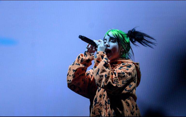 Billie Eilish regresará al país para ofrecer tres conciertos en Monterrey, Ciudad de México y Guadalajara, respectivamente. AFP / P. Pardo