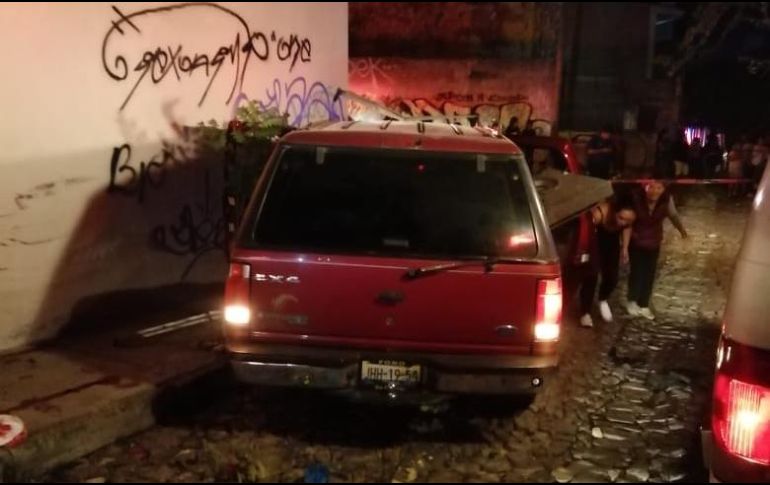 Los tres lesionados tras el accidente fueron trasladados en estado grave a la Cruz Verde Marcos Montero. ESPECIAL