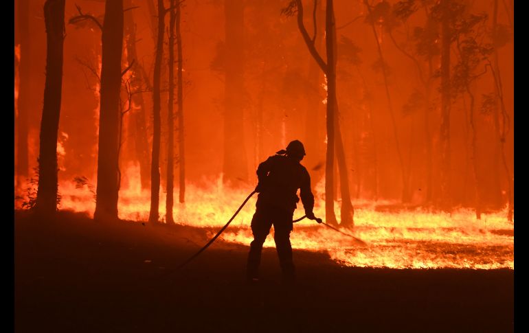 El fuego ha destruido 577 viviendas hasta ahora. EFE