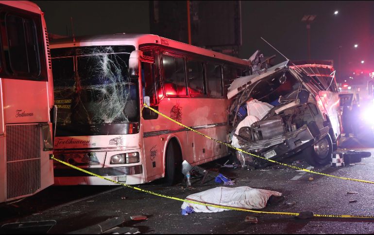 No se conoce con exactitud el número de lesionados porque fueron llevados a diferentes hospitales del Estado de México y Ciudad de México por distintas agrupaciones de rescate que acudieron al lugar del accidente. SUN/ARCHIVO